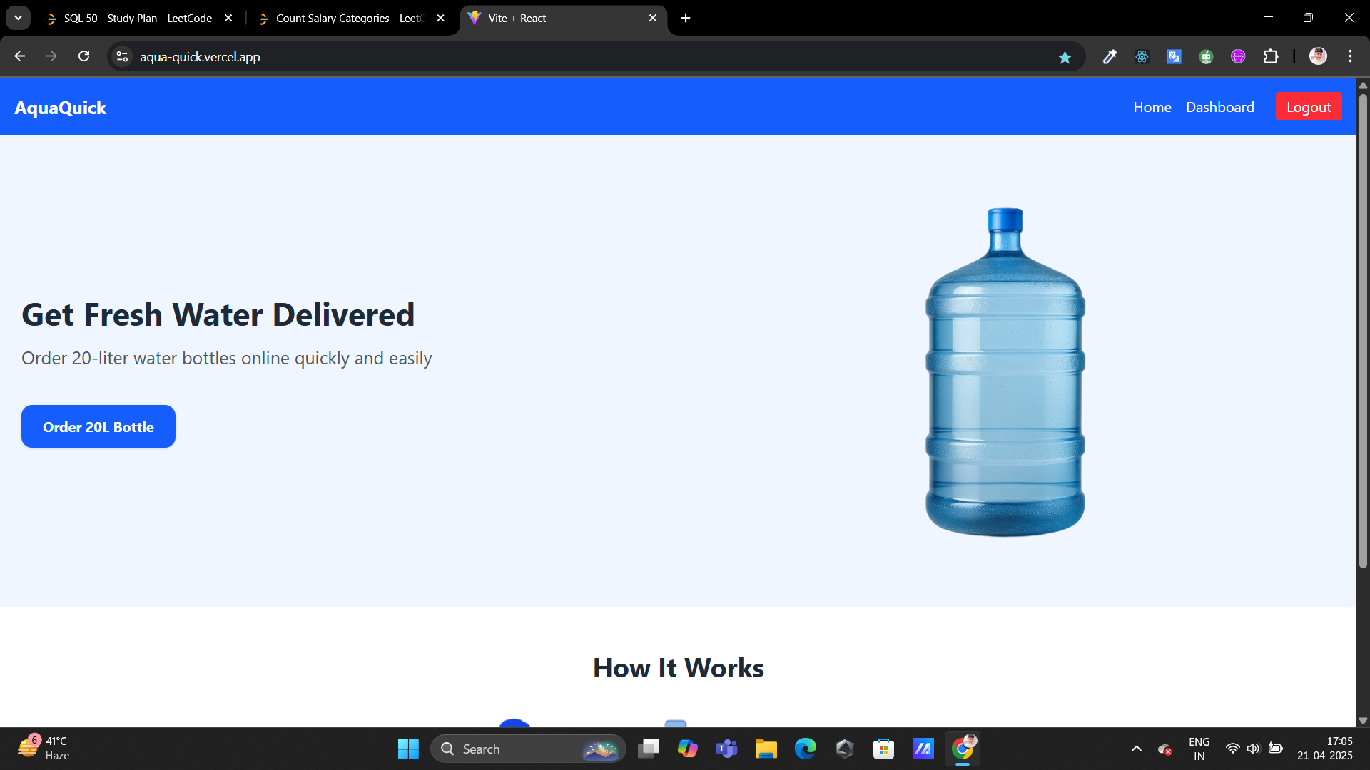 AquaQuick | Water Delivery